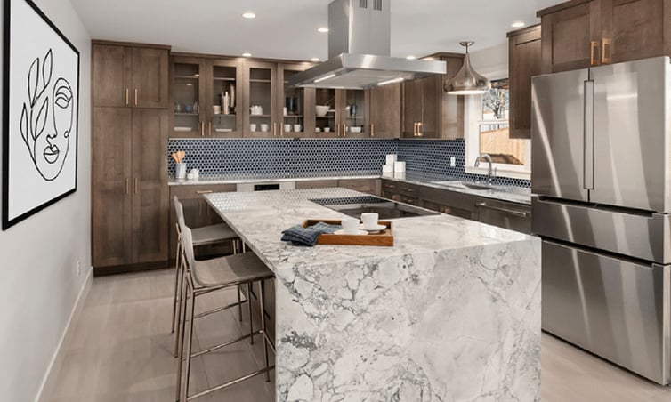 Classic Kitchen and Granite with Stainless-Steel Appliances
