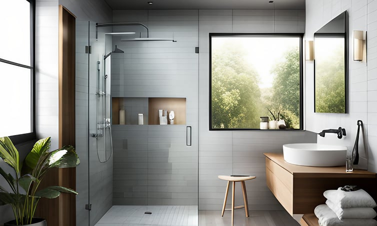 Shower deals no door