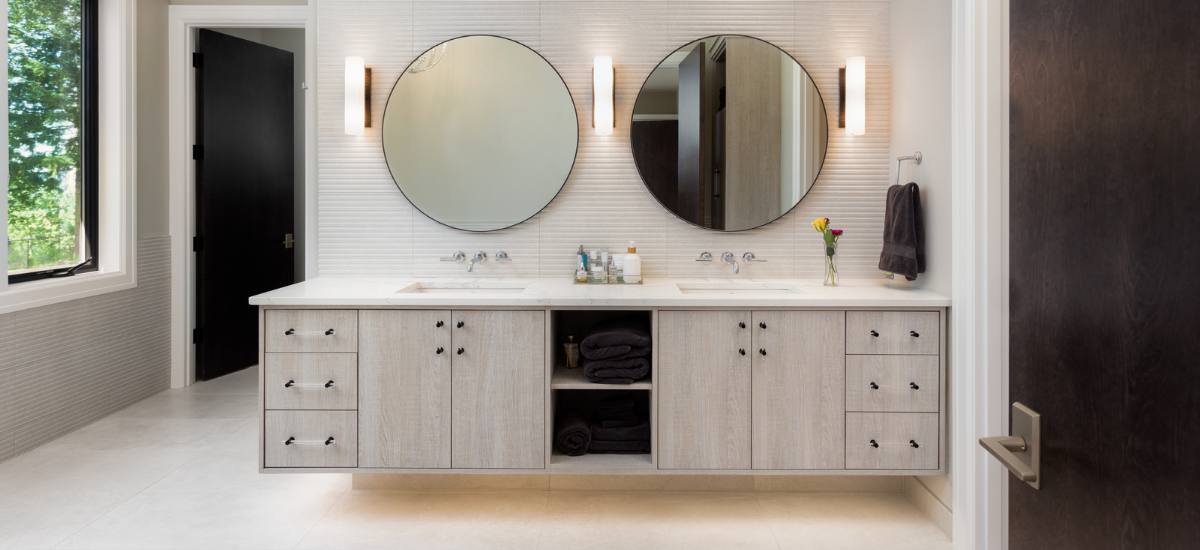 Seattle Luxury Bathroom Remodel with Floating Vanity