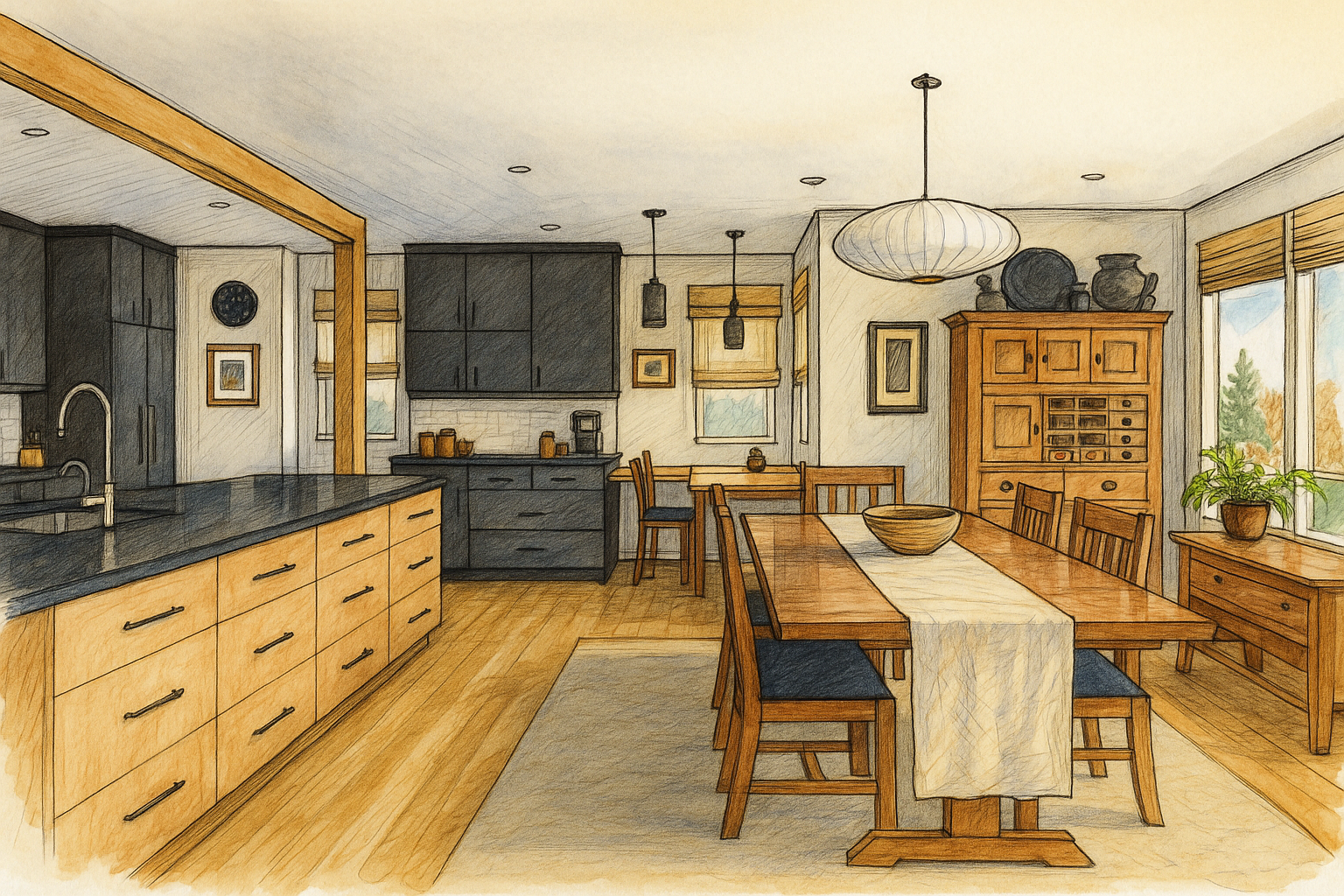 Render Drawing 2 - Color Render Drawing 2 - Color