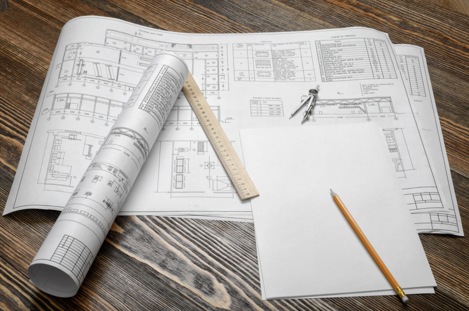 remodeling permits and blueprints